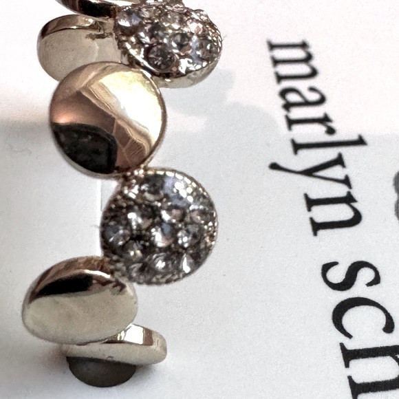 ✨One of a Kind Stunning Marlyn Schiff Disc Pave Adjustable Ring✨ - Picture 8 of 16